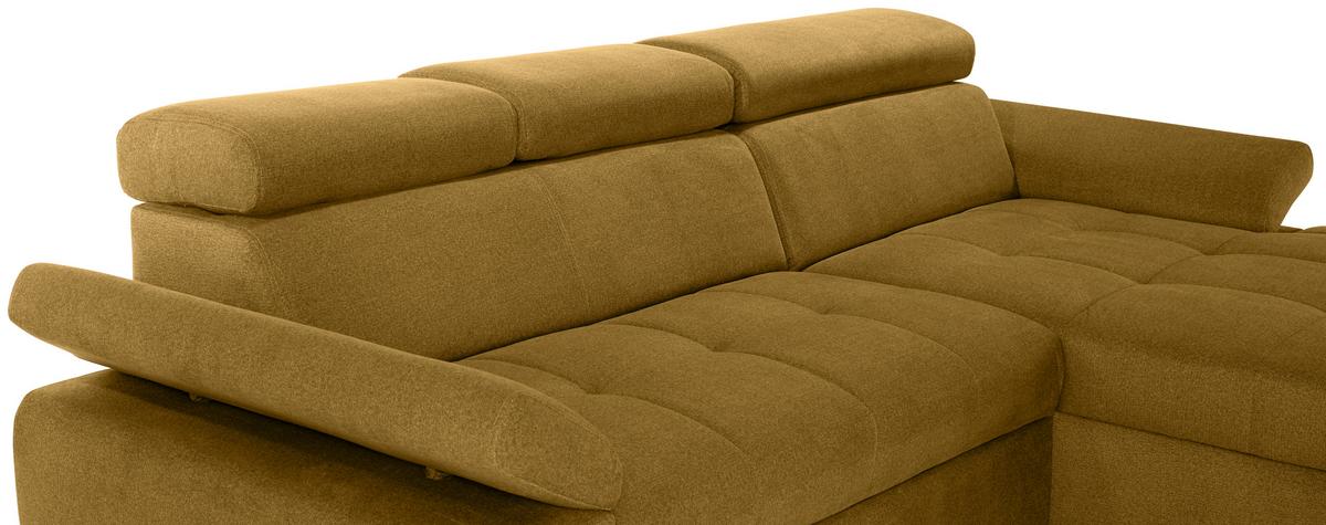Kutna Garnitura Perry - srebrne boje/ecru, Design, tekstil/drvo (292/183cm) - Modern Living