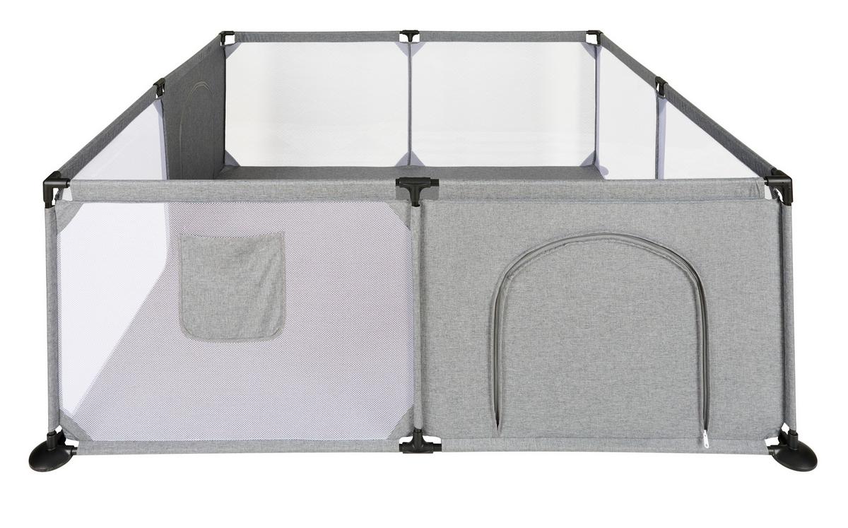 KOJEC NA KÓŁKACH BASIC - czarny/ciemnoszary, Basics, tworzywo sztuczne/metal (184/184/66cm) - My Baby Lou