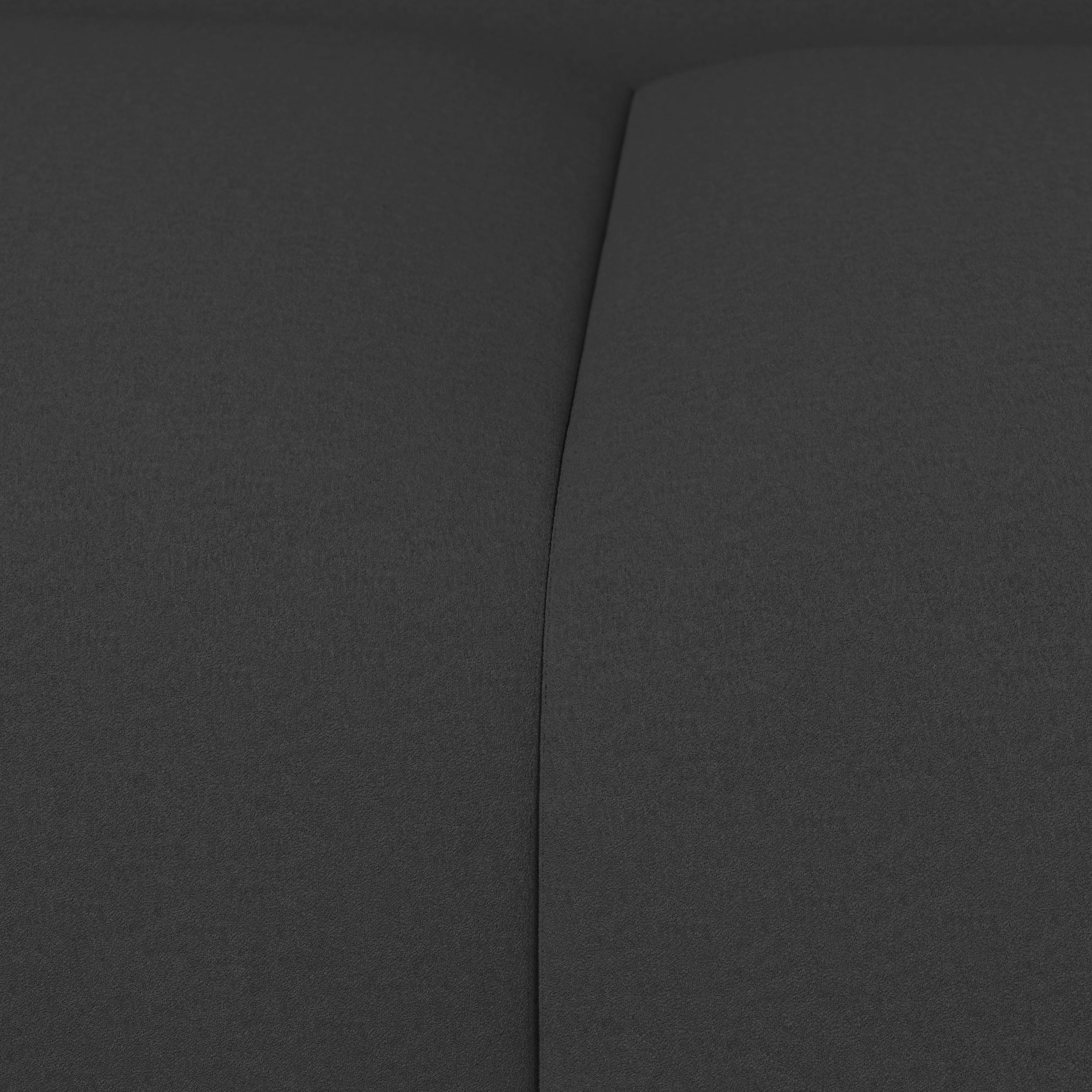 SOFFA HEVI - mörkgrå/svart, Modern, trä/textil (197/73/86cm) - Bessagi Home
