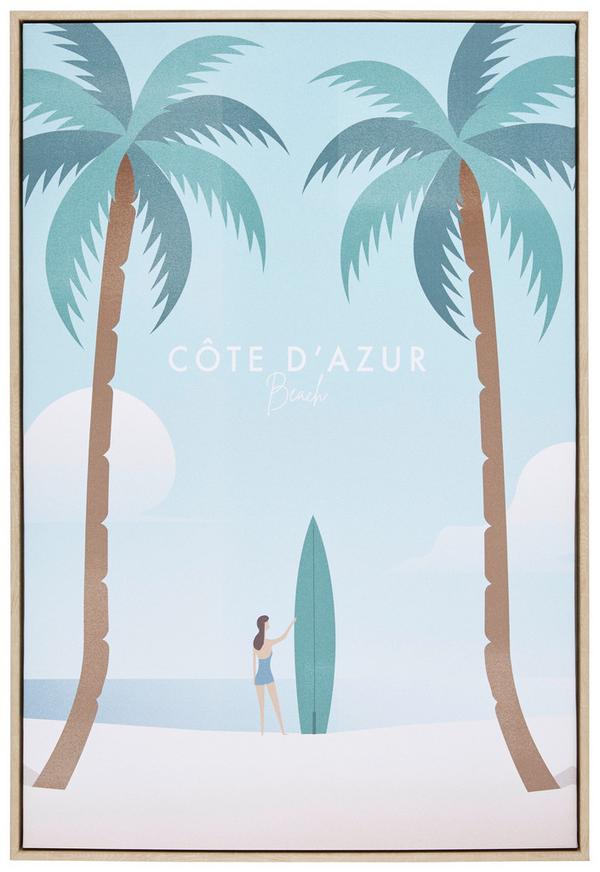 Keilrahmenbild in Blau online bestellen