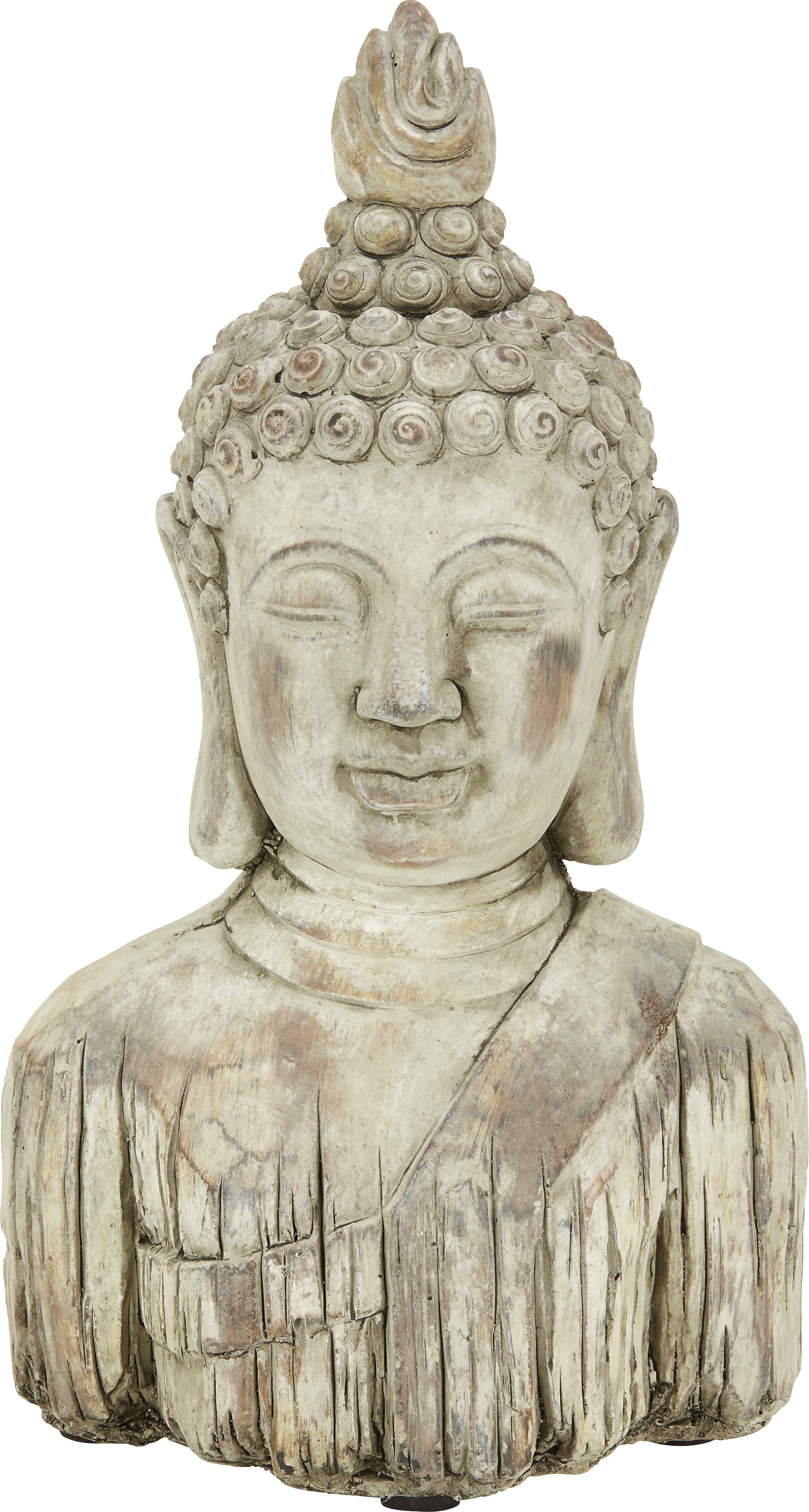 Buddha aus Stein - Braun, KONVENTIONELL, Stein (14/10,5/26,5cm) - Mömax modern living