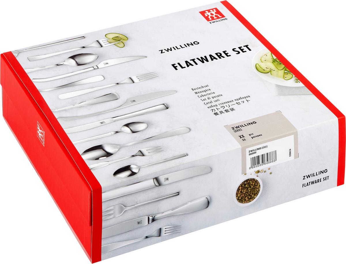 ZESTAW SZTUĆCÓW 1027224 ZWILLING - kolor stalowy, Basics, metal - Zwilling
