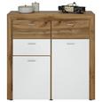 Kommode in Eichefarben/Weiß - Eichefarben/Weiß, MODERN, Holzwerkstoff (100/102/38cm) - Mömax modern living Kommode in Eichefarben/Weiß - Eichefarben/Weiß, MODERN, Holzwerkstoff (100/102/38cm) - Mömax modern living