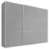 Dulap cu uși culisante INCLUDO - gri, Modern (298/222/68cm) - Premium Living