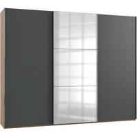 Ormar S Kliznim Vratima Level 36 A - boje grafita/boje hrasta, Moderno, drvni materijal/metal (300/236/65cm) - Modern Living