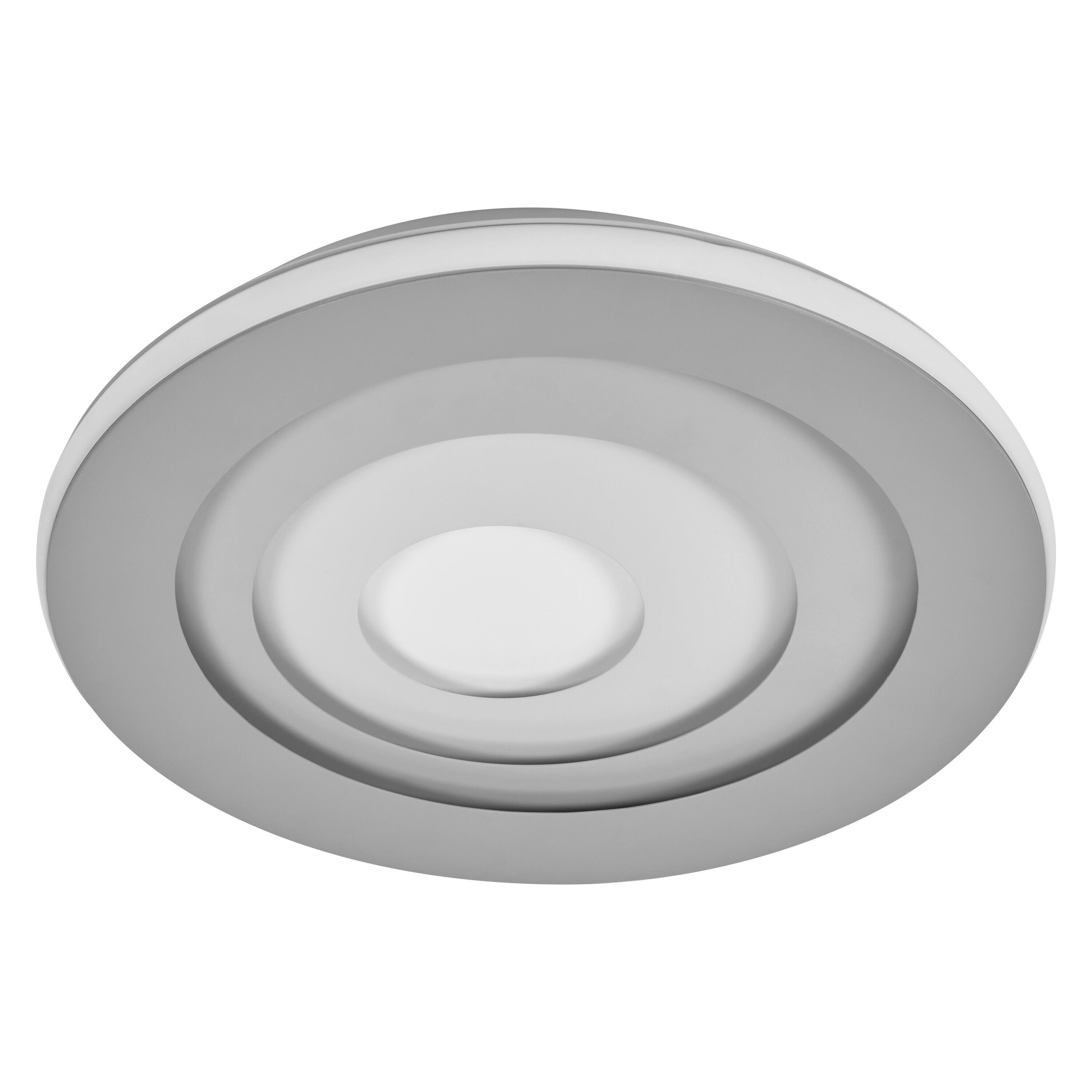 LAMPA SUFITOWA LED ORB SPRLRD 685 59W830 CLDIM GR - szary, Design, tworzywo sztuczne/metal (68,5/5,6cm) - Osram