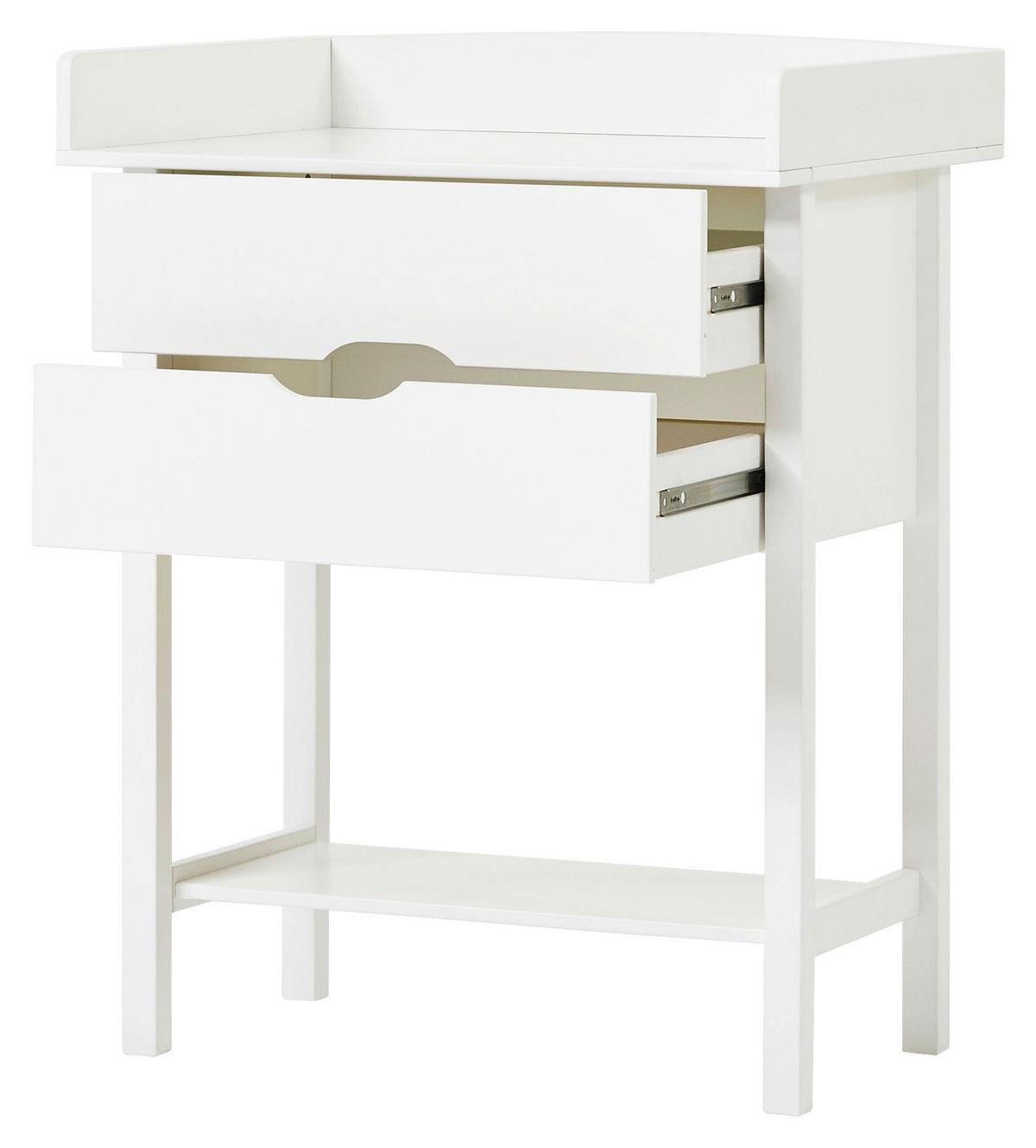 Wickelkommode ISABELLA Weiß Kiefer teilmassiv - Weiß, MODERN, Holz/Holzwerkstoff (79/103,5/68cm) - MID.YOU