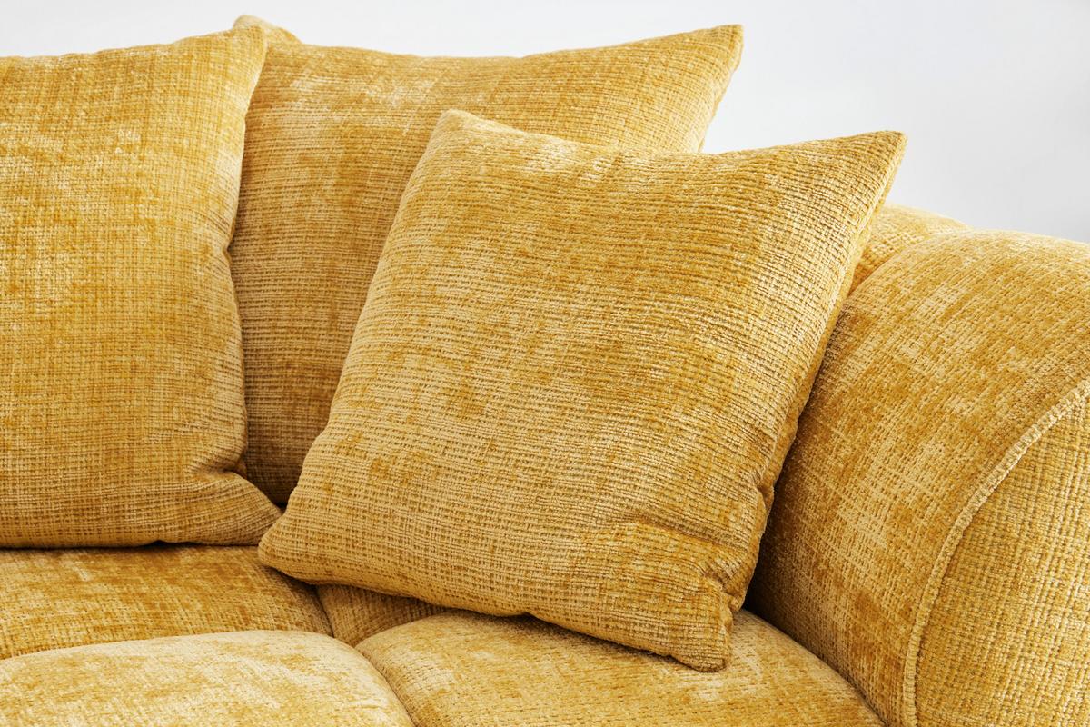 Mega Sofa Bonelli - žuta/crna, Moderno, tekstil/plastika (280/74cm) - Mömax