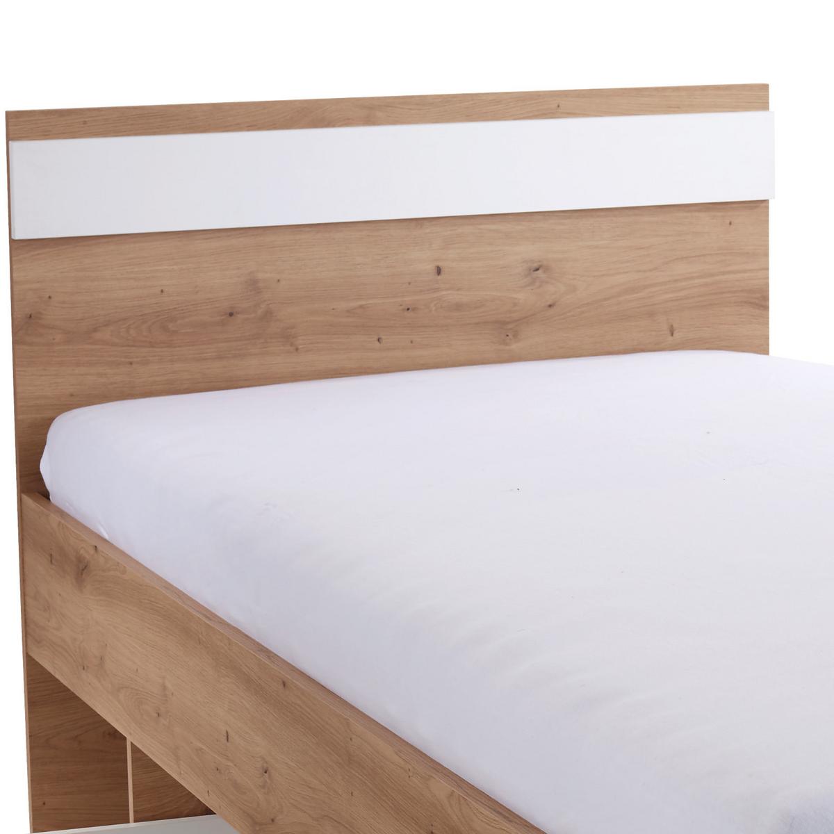 Krevet Box 90 - bijela/boje grafita, Moderno, drvni materijal (90/200cm) - Modern Living