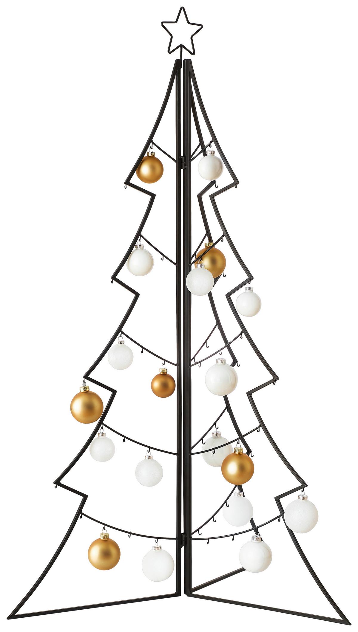 CHOINKA DEKORACYJNA I7031-3129B-B - czarny, Lifestyle, metal (77/117,5cm) - X-Mas