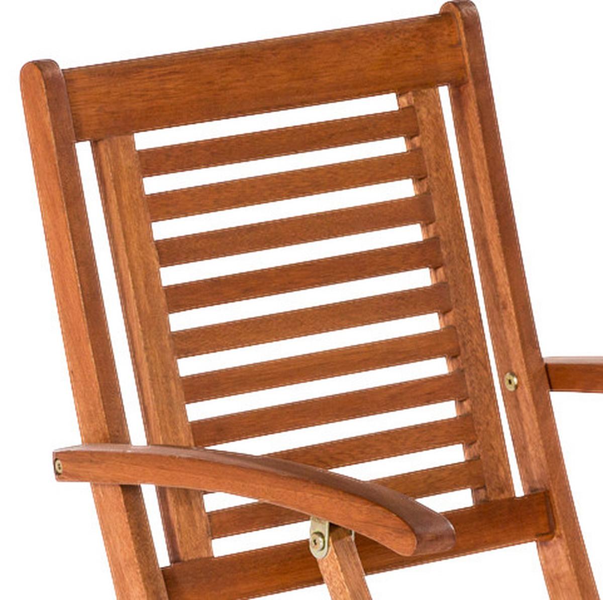 Gartensessel-Set Cordoba aus Eukalyptus Naturfarben - Naturfarben, Basics, Holz (52/93/57cm) - Gardenson