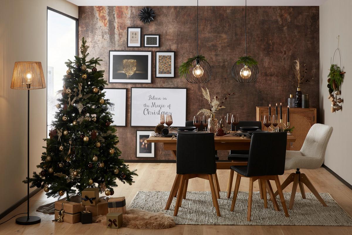 Weihnachtsbaum Brampton Grün - Basics, Kunststoff (127/185cm)