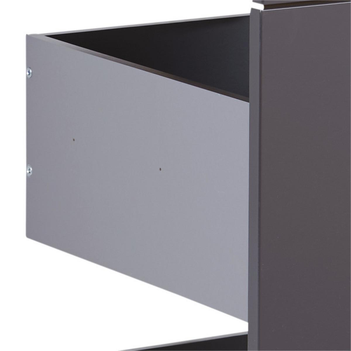 Set Predalov Unit, Antracit, 4 Kos, Š. 45 Cm - Moderno, leseni material (45,3/83/47cm) - Based