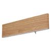 LED-Wandleuchte Siegfried in Braun/Weiß max. 12 Watt - Opal/Braun, Design, Kunststoff/Metall (29,5/4,5cm) - Globo