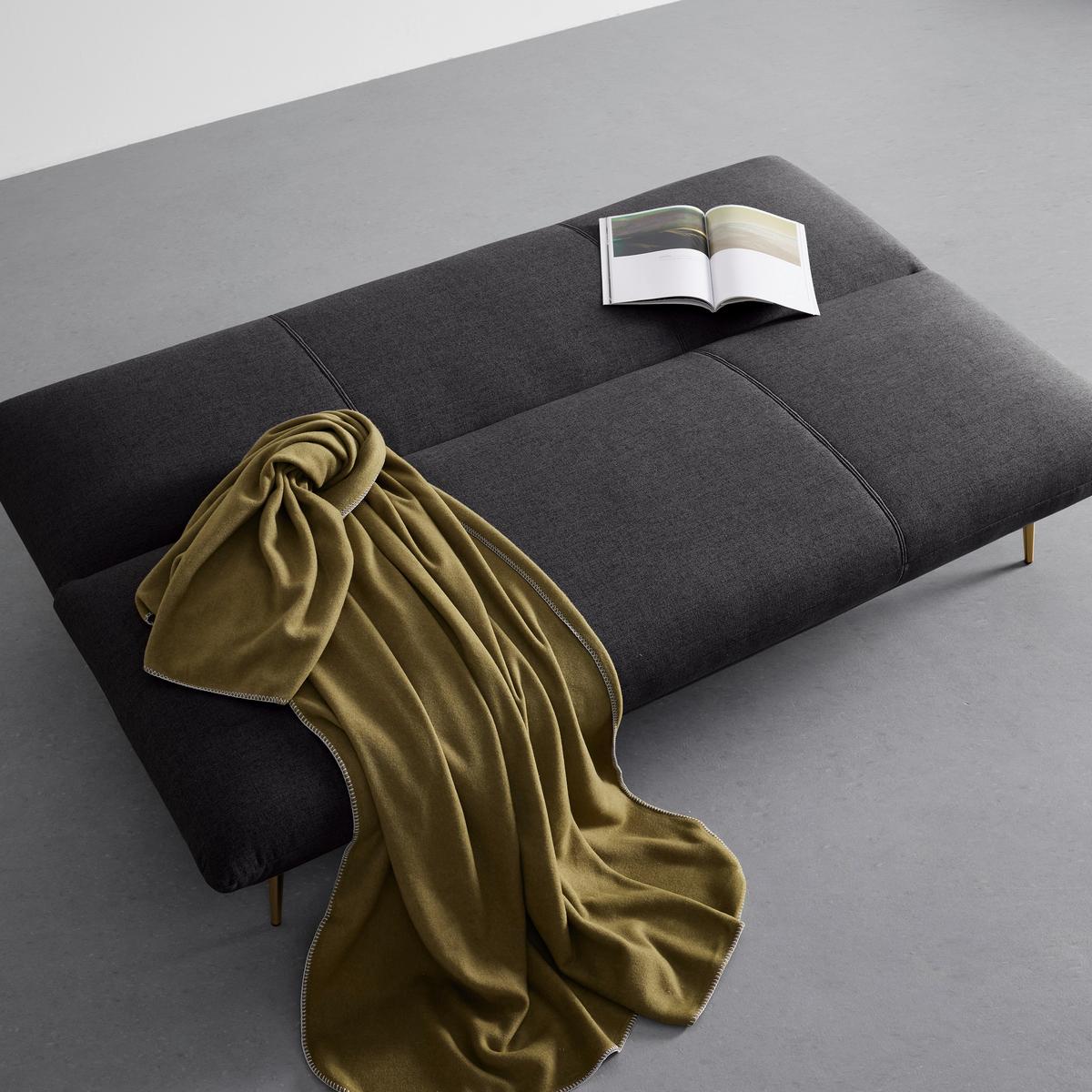 Canapea extensibila BEN - gri închis, Modern, lemn/textil (186/82/85cm) - Bessagi Home