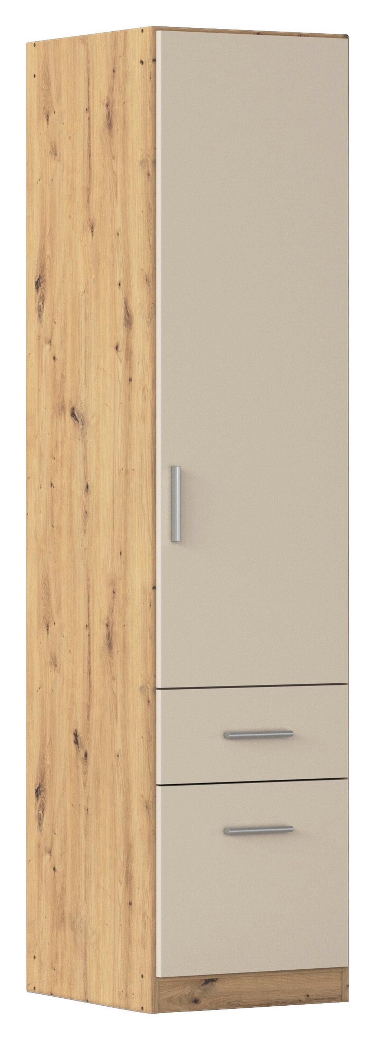 Ormar S Klasičnim Vratima Celle Mat - hrast Artisan/boje šampanjca, Trend, drvni materijal/plastika (47/197/54cm)