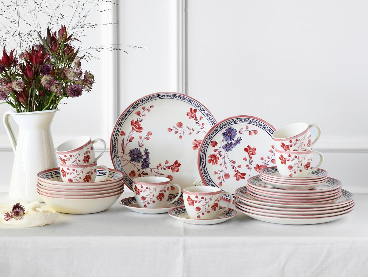 Kombinirani Servis Cottage Bunt, 30-Delni - večbarvno, Basics, keramika - Creatable