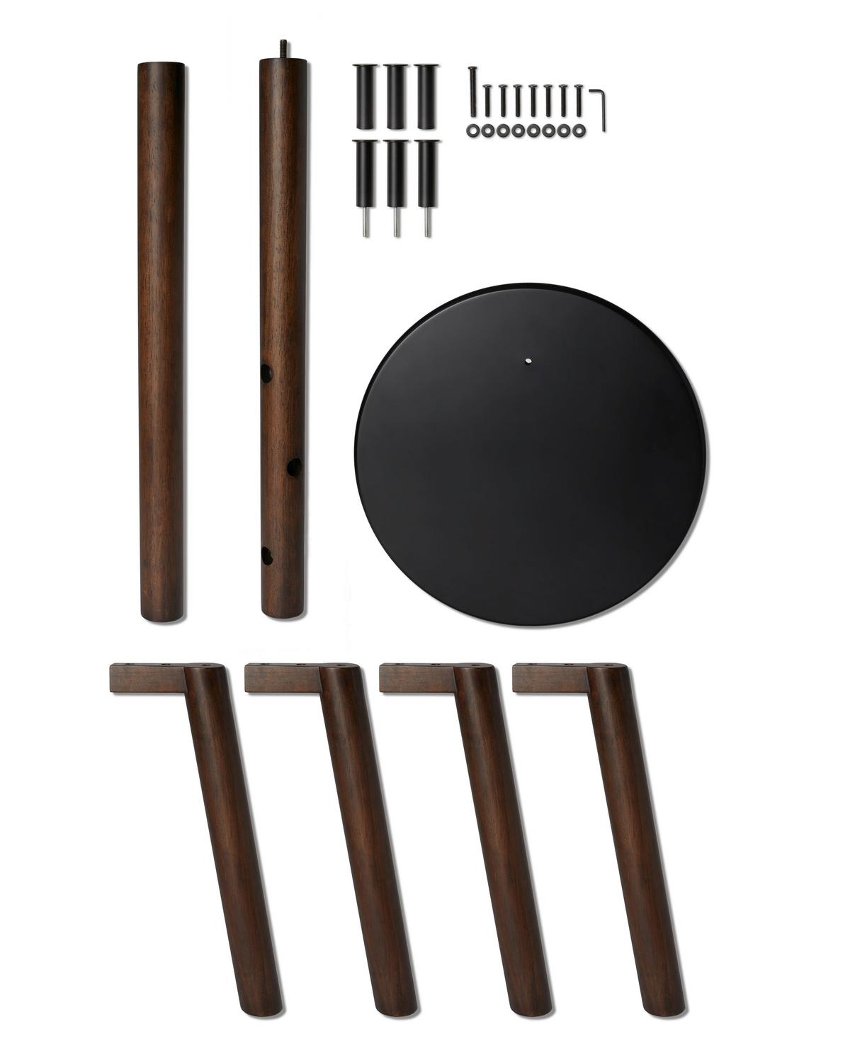 Kleiderständer Dunkelbraun - Dunkelbraun, Basics, Holz (51/165cm) - Umbra