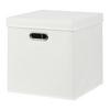 Faltbox Bobby Weiß - Weiß, MODERN, Karton/Textil (33/33/33cm) - Mömax