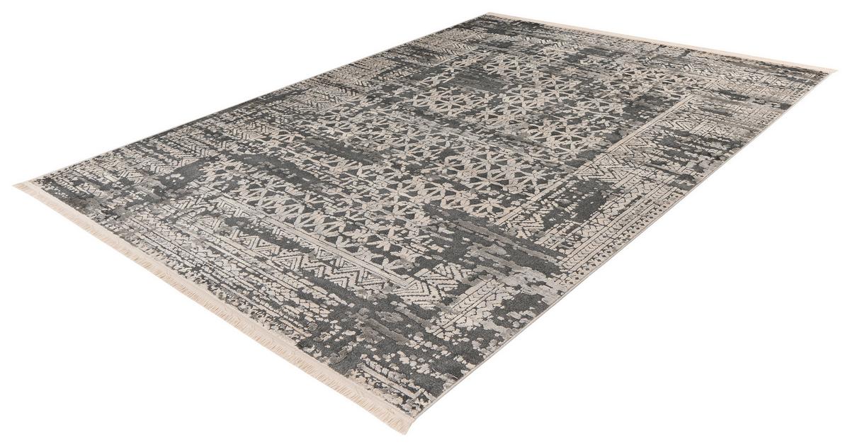 Vintage-teppich Adeon 300 - Grau, Konventionell, Textil (80/150cm) - Kayoom