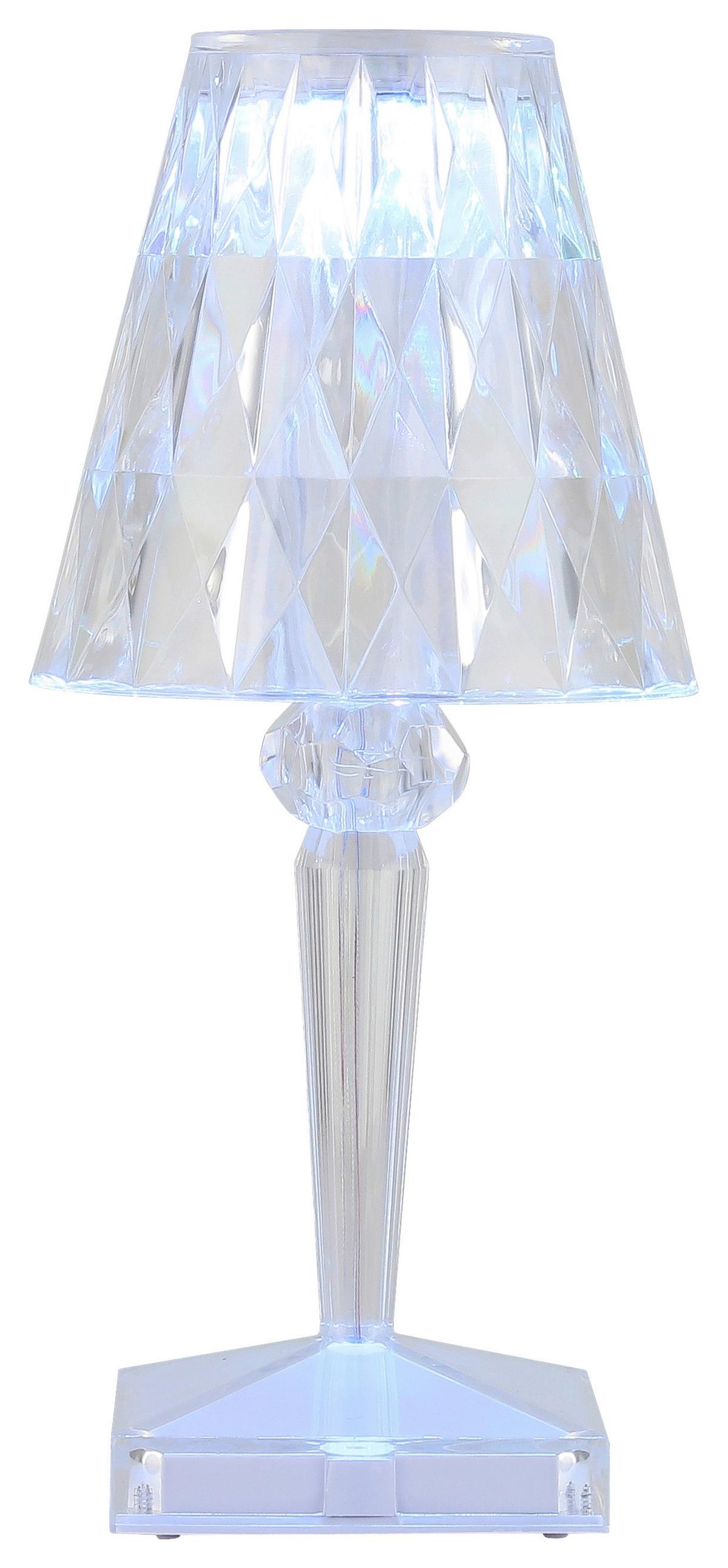 Led Asztali Lámpa Tulio - áttetsző, műanyag (12/26cm) - Modern Living