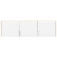 Aufsatzschrank in Eichefarben - Eichefarben/Alufarben, MODERN, Holzwerkstoff/Kunststoff (136/39/54cm) - Modern Living Aufsatzschrank in Eichefarben - Eichefarben/Alufarben, MODERN, Holzwerkstoff/Kunststoff (136/39/54cm) - Modern Living