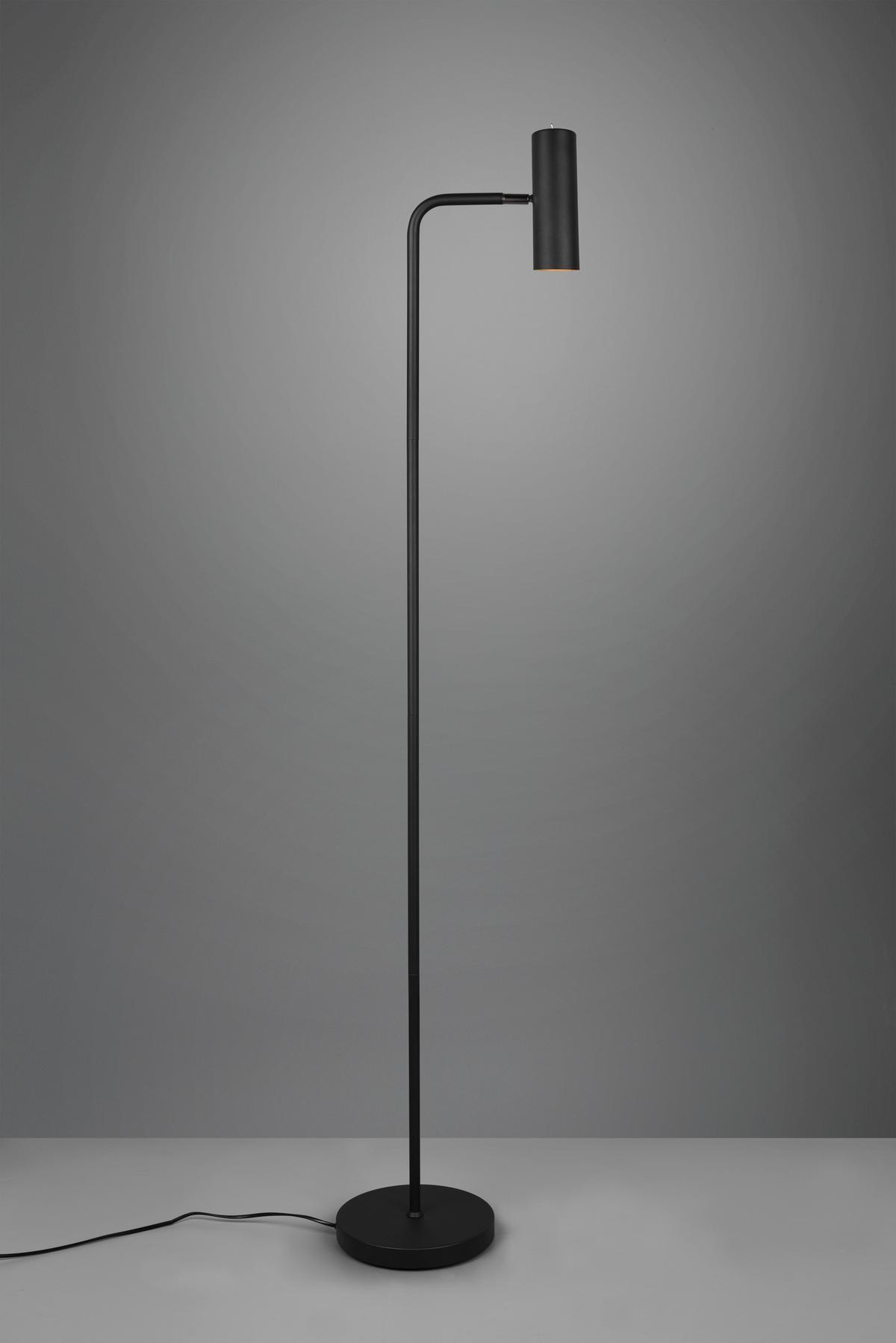 Stehleuchte Marley in Schwarz max. 5 Watt - Schwarz, Basics, Metall (151/23/39cm) - Trio Leuchten