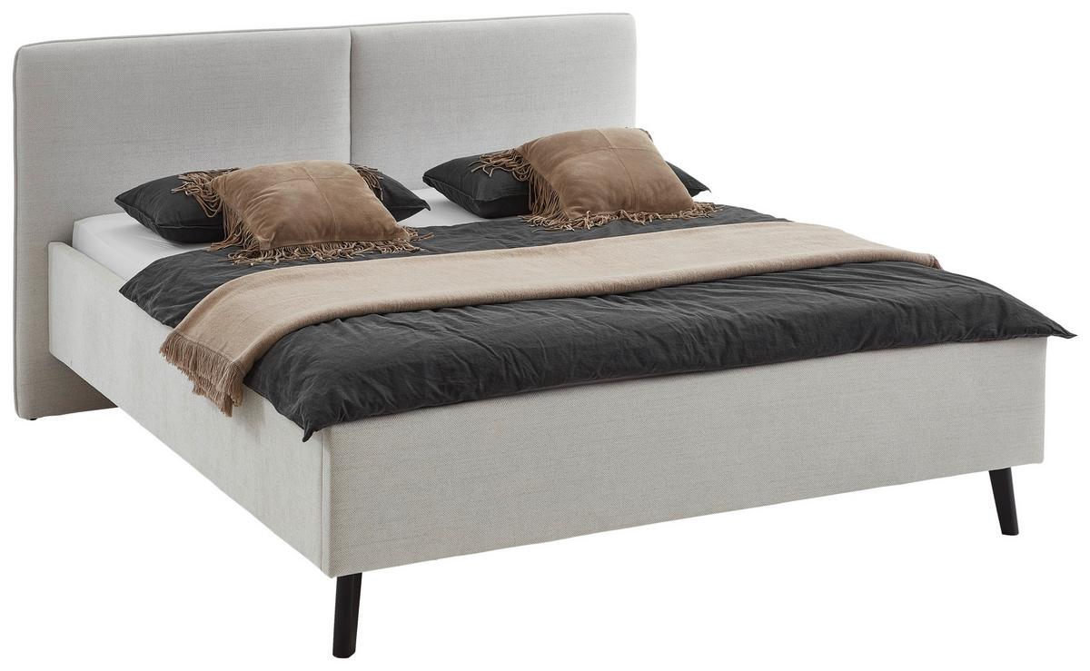 Polsterbett Palma Beige ca. 180x200cm - Beige, KONVENTIONELL, Holz/Textil (180/200cm) - Premium Living