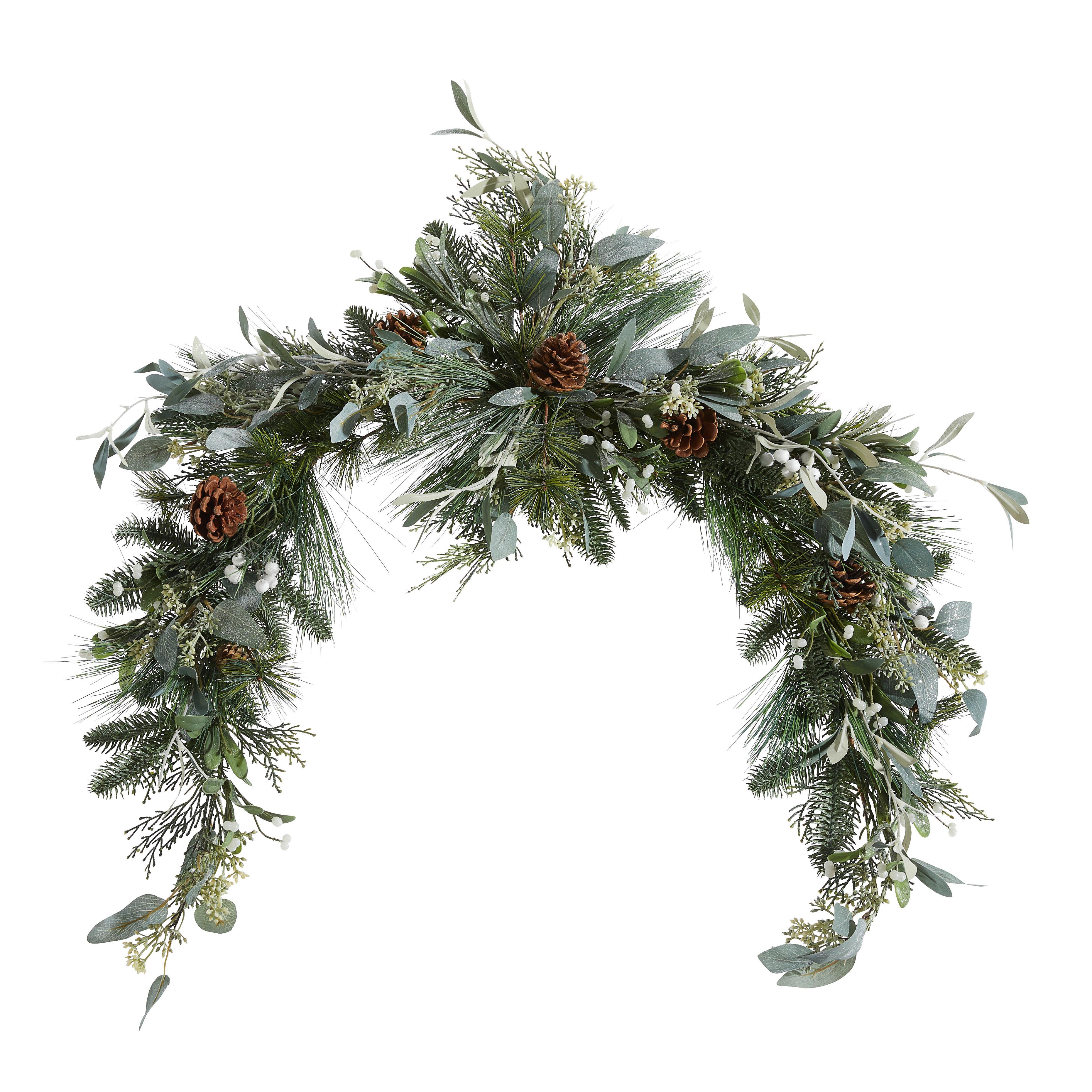 GIRLANDA 681048 - zielony, Konventionell, tworzywo sztuczne (120,00/30,00/10,00cm) - X-Mas