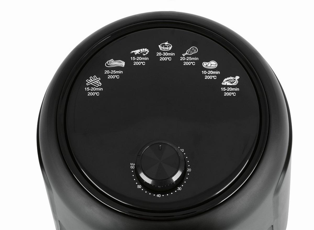 FRYTKOWNICA BEZTŁUSZCZOWA 12251 - czarny, Basics, tworzywo sztuczne (30,4/22,8/27,9cm) - GOURMETMAXX