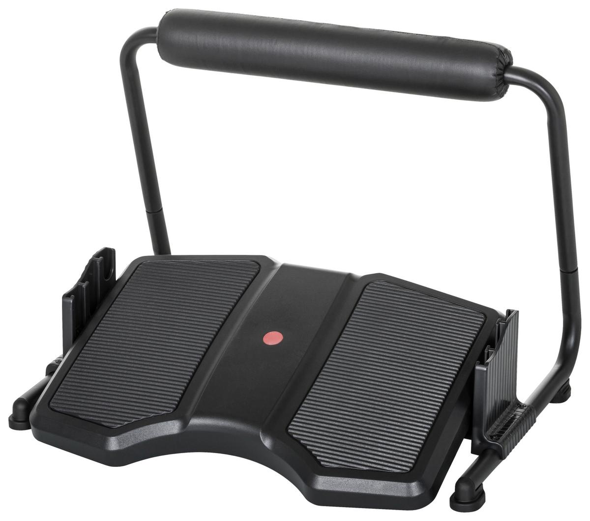 Opora Za Noge Podi F, Črna - črna, Basics, kovina/umetna masa (49/37/35cm) - MID.YOU