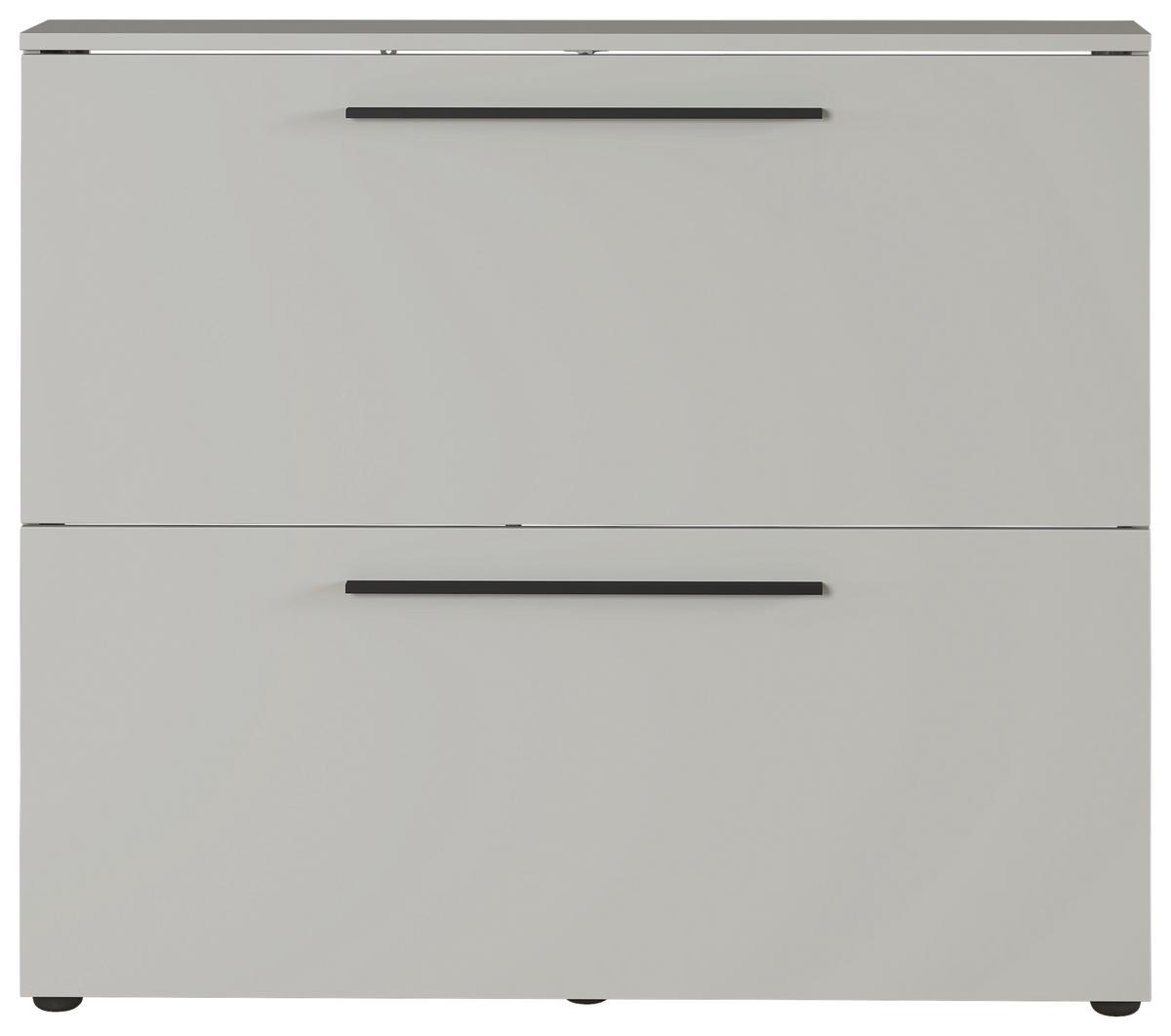 SZAFKA UCHYLNA NA BUTY GW-UTAH - czarny/kaszmir, Basics, materiał drewnopochodny/tworzywo sztuczne (100/85/19cm)