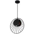 Hängeleuchte Sun max. 60 Watt - Schwarz, LIFESTYLE, Metall (41/164,5cm) - Modern Living Hängeleuchte Sun max. 60 Watt - Schwarz, LIFESTYLE, Metall (41/164,5cm) - Modern Living