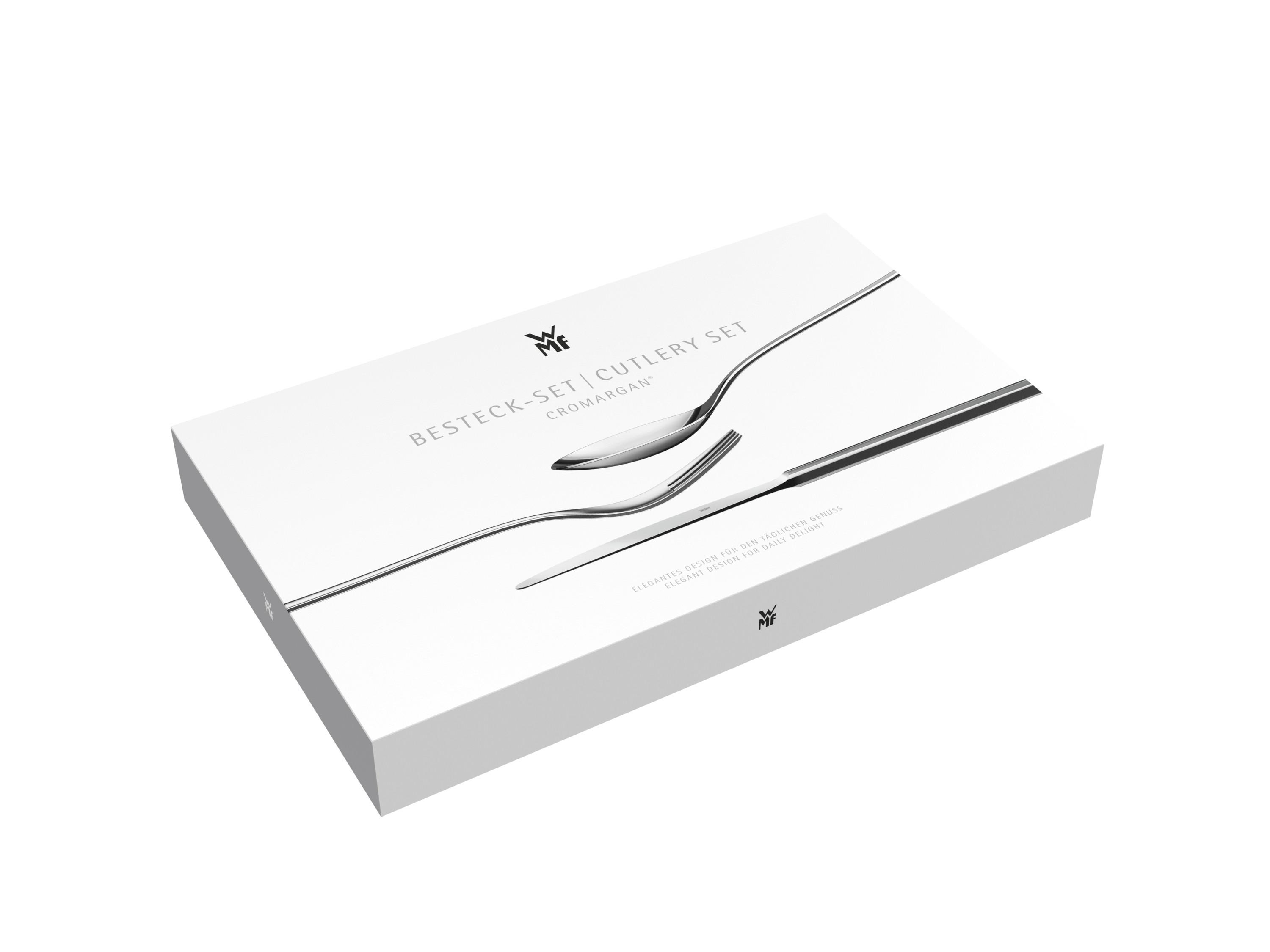 ZESTAW SZTUĆCÓW 1224916040 WMF - szary, Basics, metal (43,5/27/57cm) - WMF