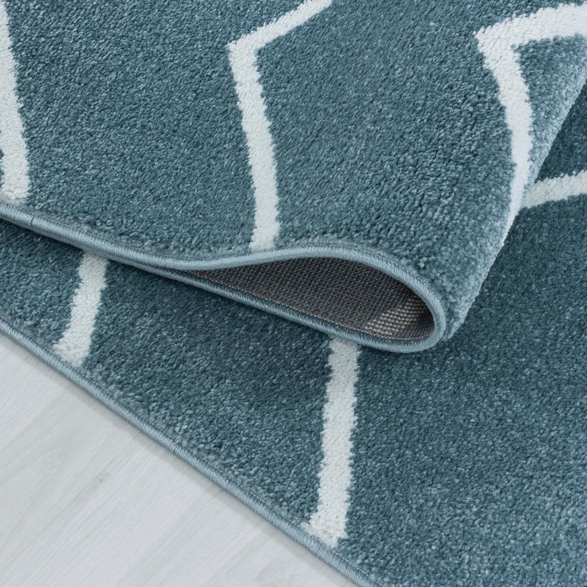 Hochflorteppich Rio Blau ca. 200x290cm - Blau, Basics, Textil (200/290cm)