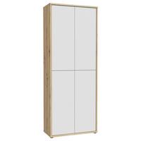 Ormar Za Cipele Alice - siva/hrast Artisan, Moderno, drvni materijal/plastika (74,5/191,9/34,9cm) - Modern Living