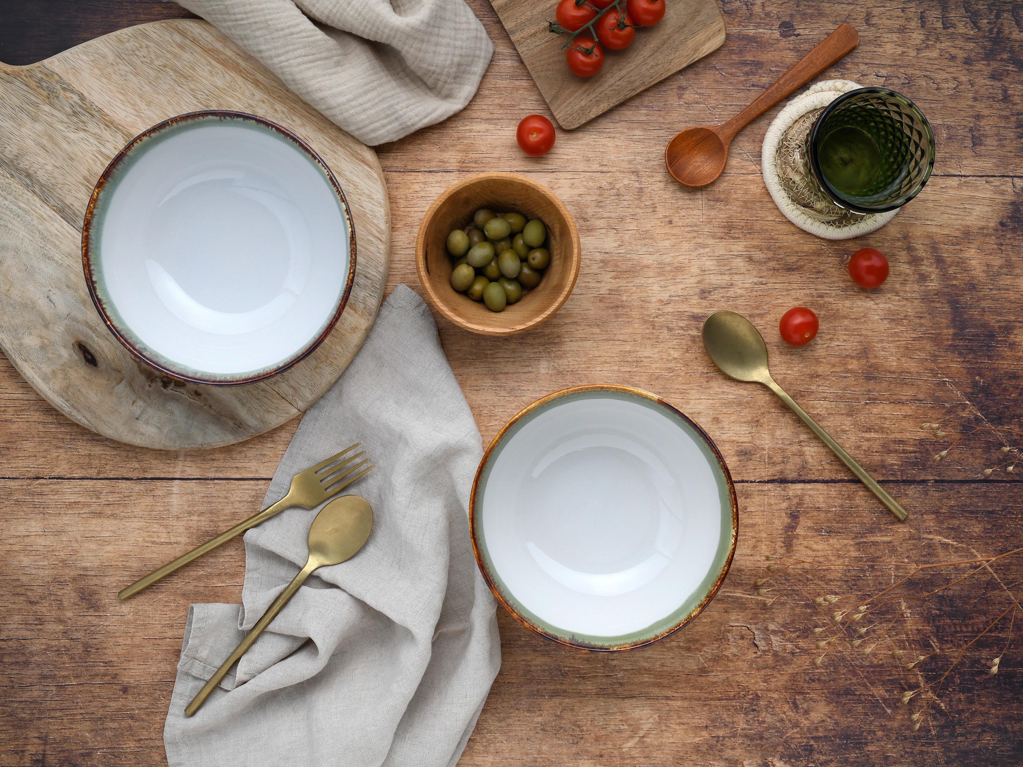 Set Posod Cascade Stein, 4-Delni - bela/modrosiva, Design (17,5cm) - Creatable