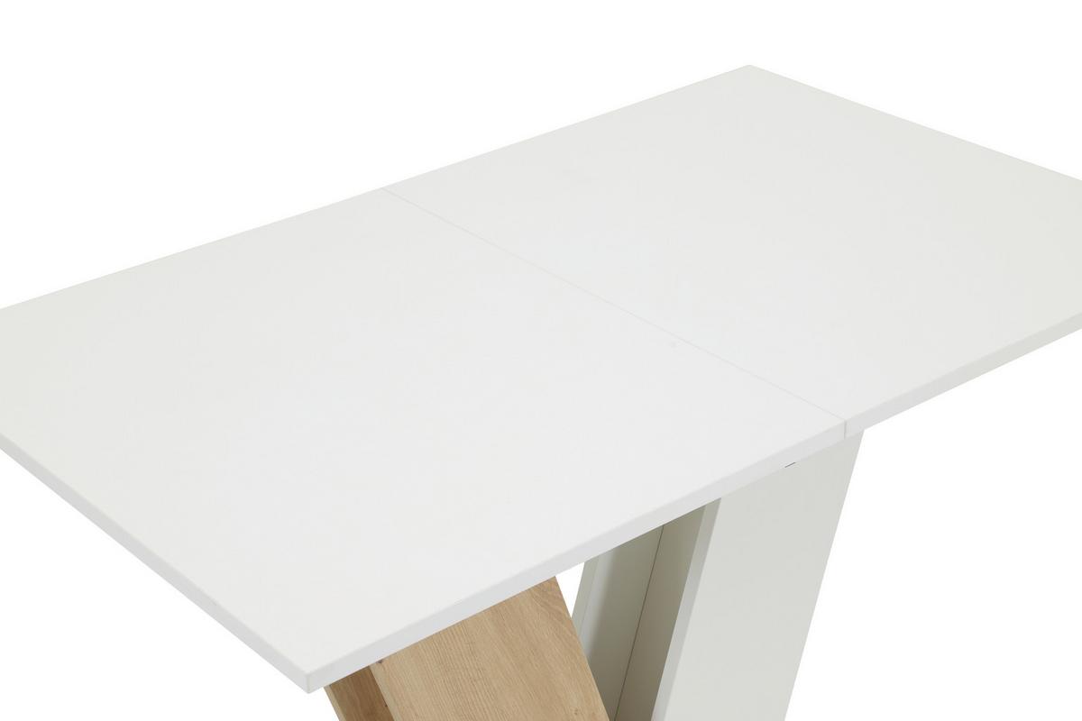 ESSTISCH SIENA T - Weiß/Eiche Artisan, MODERN, Holzwerkstoff (110-150/76/70cm) - MID.YOU