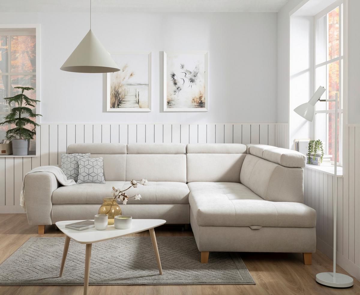 Coltar LUGO - gri deschis, Modern (266/98/205cm) - Modern Living