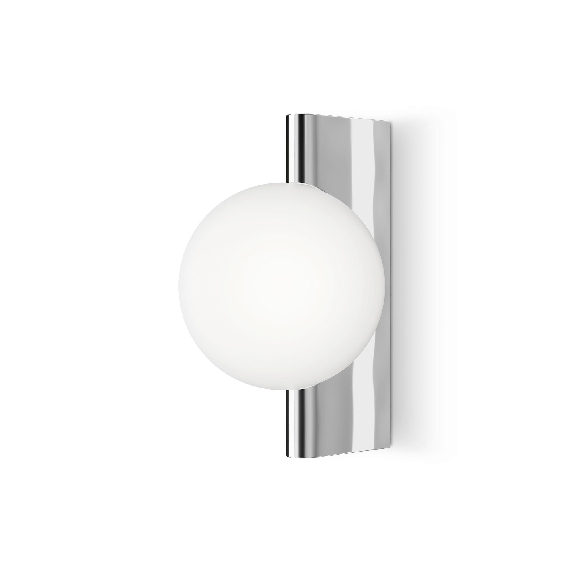 WANDLEUCHTE AVANT-GARDE - Chromfarben/Weiss, Trend, Glas/Metall (18/30/21,5cm) - MAYTONI