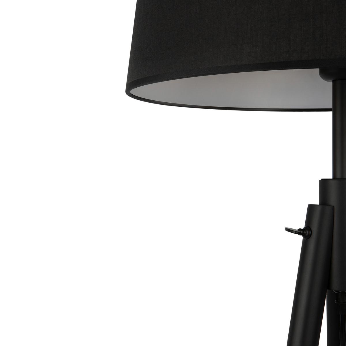 STEHLEUCHTE CALVIN - Schwarz, Trend, Holz/Kunststoff (44/164,2/60,7cm) - MAYTONI