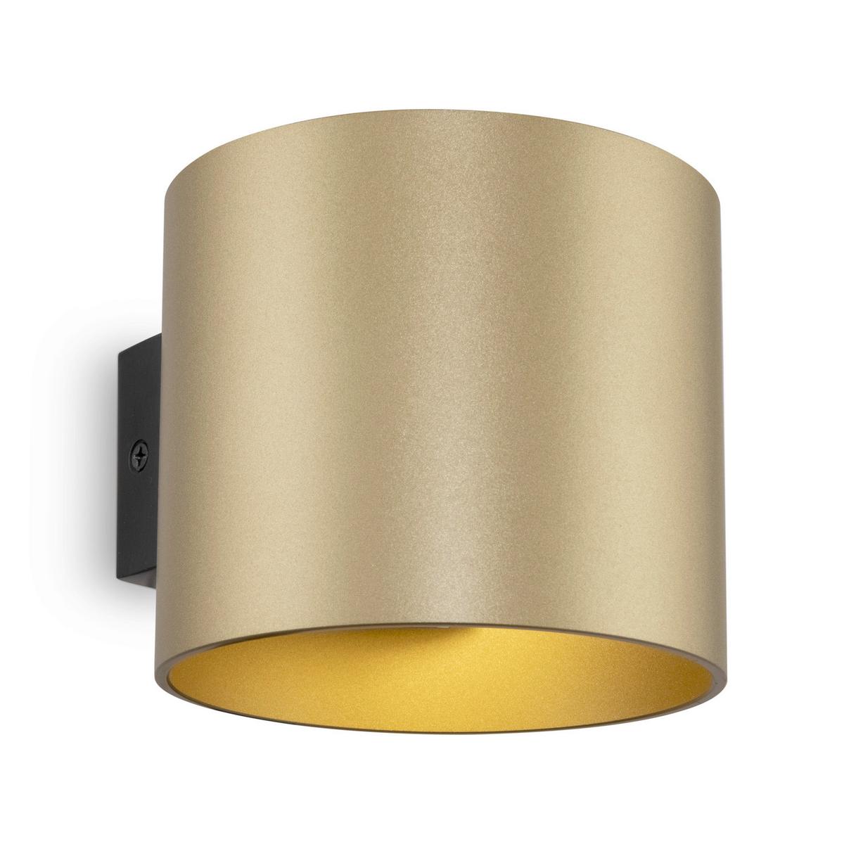 Wandleuchte Rond Goldfarben max. 50 Watt - Goldfarben, Trend, Metall (10/8,8cm) - MAYTONI