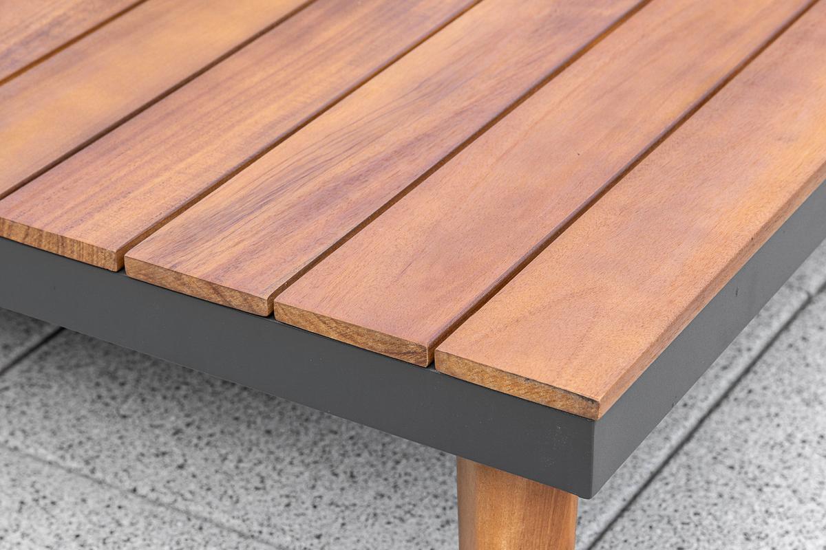 Lounge Garnitura Athen, Masivno - siva/barve grafita, Konvencionalno, kovina/tekstil (287,5/28/287,5cm) - Gardenson
