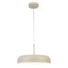 LED-HÄNGLAMPA MIKE - vit/sandfärgad, Modern, metall/plast (40/40/130cm) - Mömax