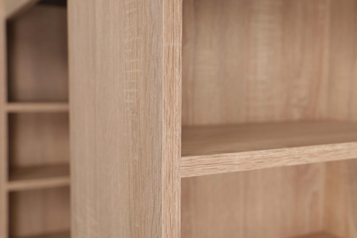 Barska Miza Merle, Barva Hrasta, Bela, 103x50cm - barve hrasta/bela, Design, leseni material (103/50/115cm) - Respekta