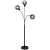 GOLVLAMPA GITTI - svart, Modern, metall/glas (63/160cm) - Mömax