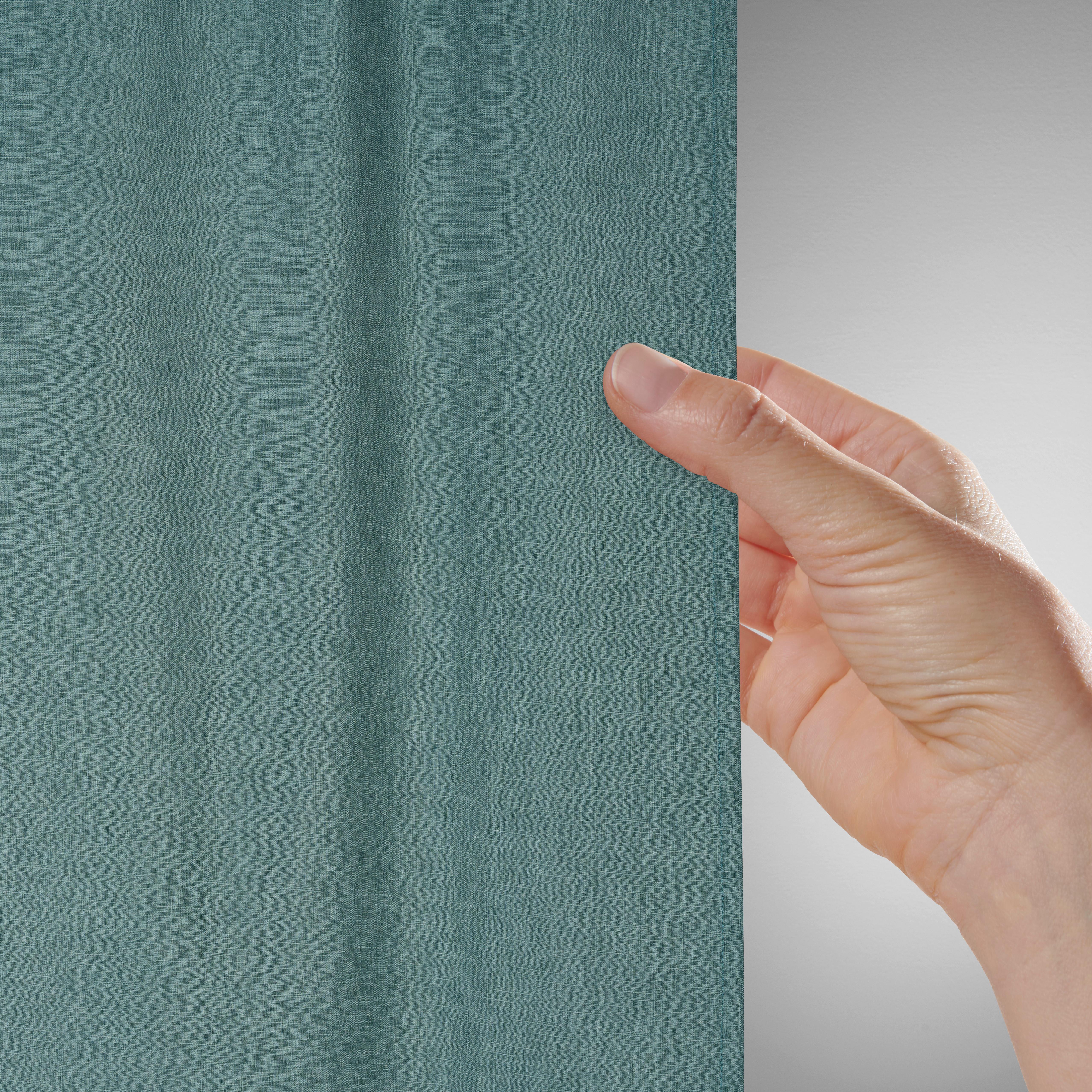 SOLSKYDDSGARDIN ANTON - grön, textil (135/255cm) - Mömax