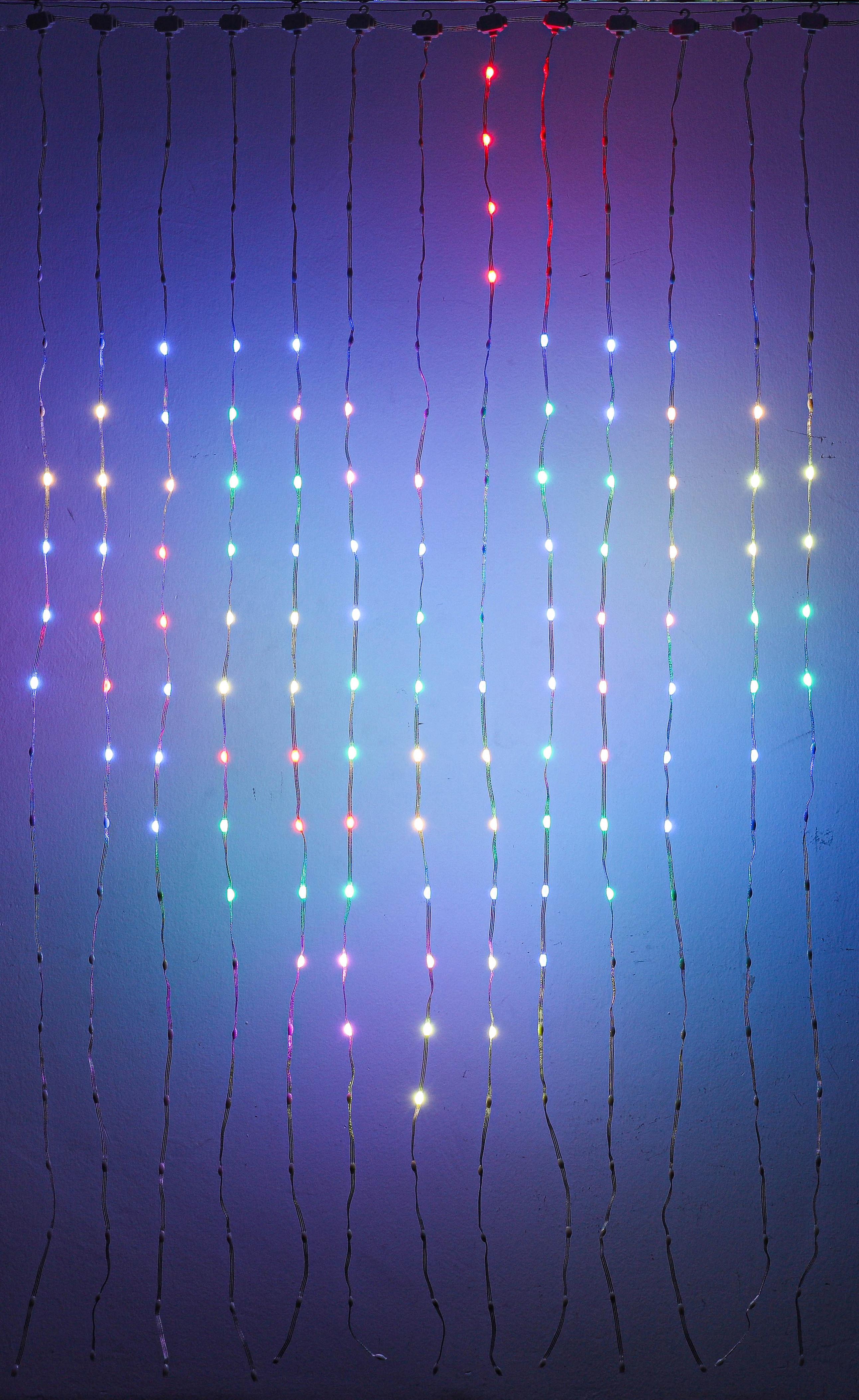 LED-DEKORATIONSLAMPA VORHUN - vit/svart, Klassisk, plast (140/140cm) - Mömax