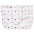 Strandtasche Flamini in Weiß - Pink/Weiß, Textil (57,5/40cm) - Mömax modern living Strandtasche Flamini in Weiß - Pink/Weiß, Textil (57,5/40cm) - Mömax modern living