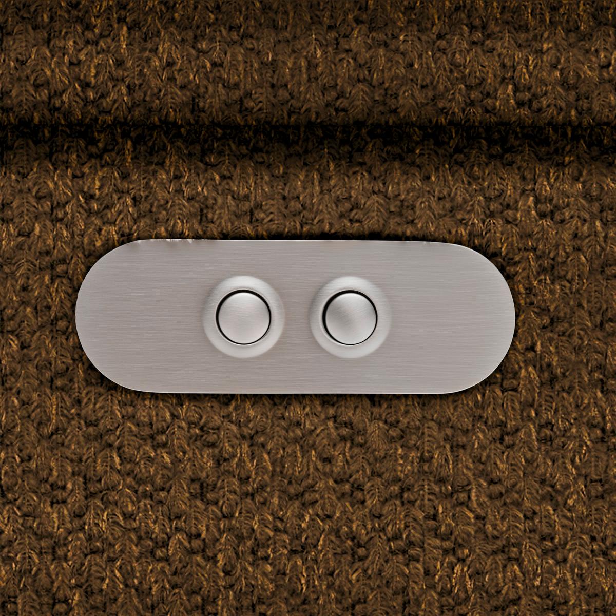 Kutna Garnitura Gremio - boje hrđe/crna, Moderno, tekstil/plastika (283/206cm) - Modern Living